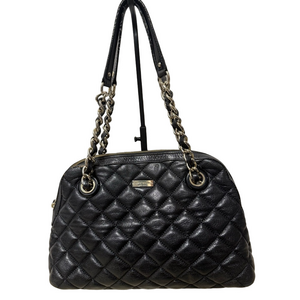 Kate Spade Quilted Black Leather Shoulder Bag